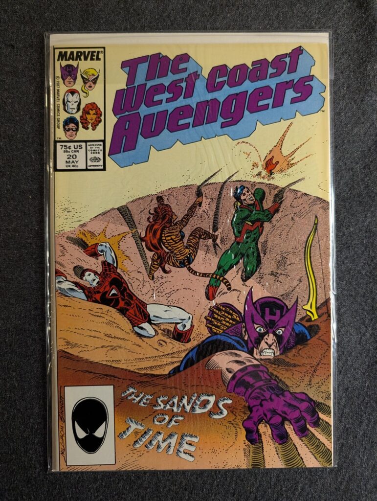 The West Coast Avengers #20 front cover