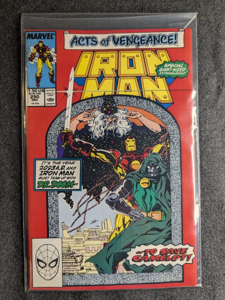 Iron Man #250 front cover