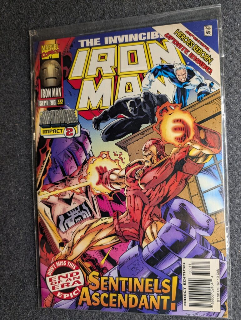 Iron Man #332 front cover