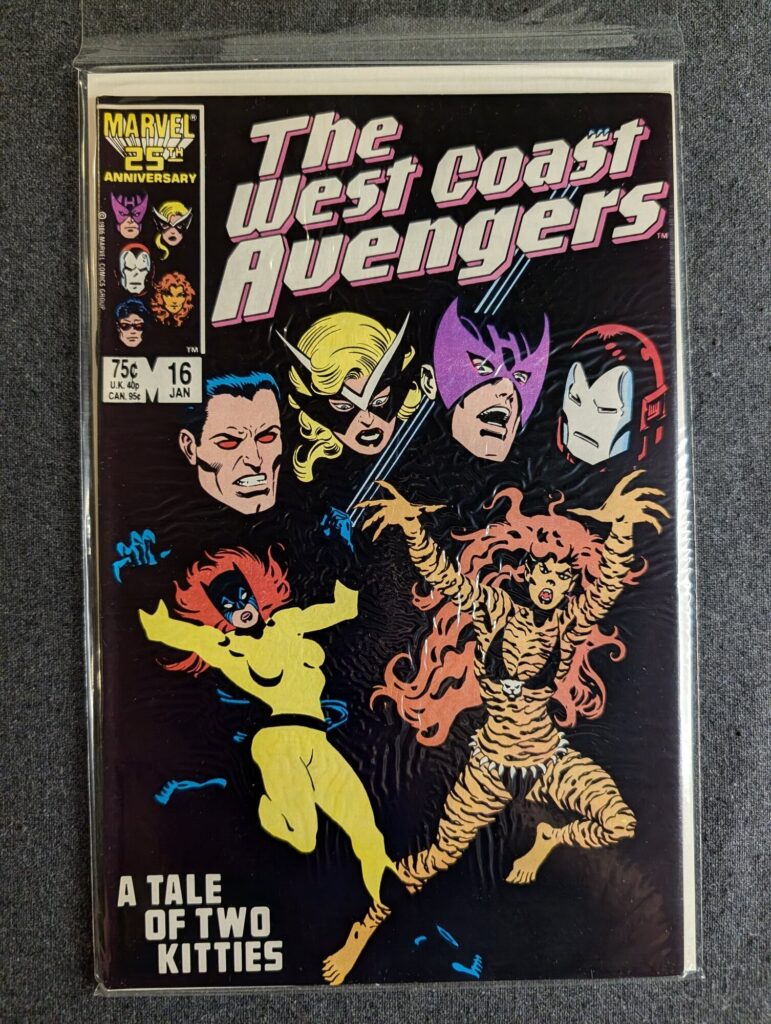 The West Coast Avengers #16 front cover
