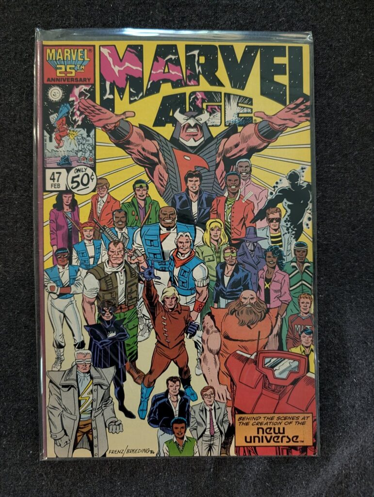 Marvel Age #47 front cover