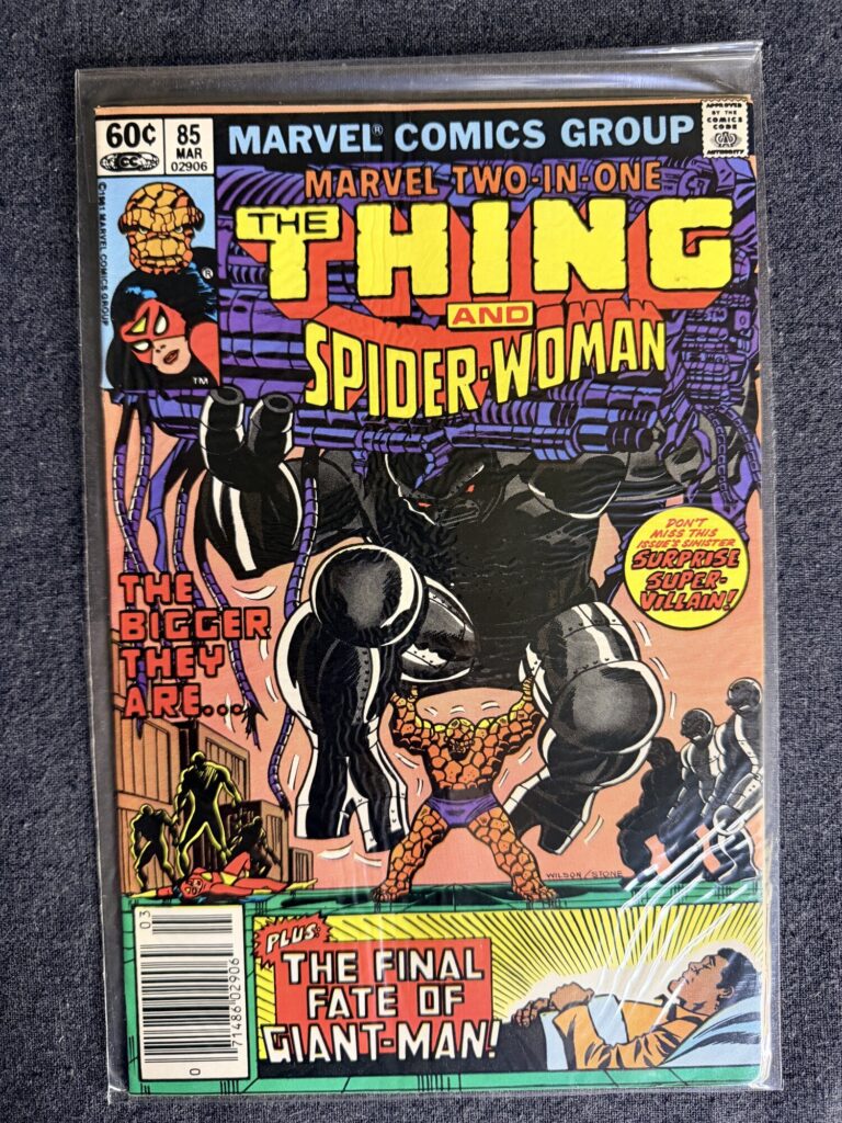 Marvel Two-In-One #85 front cover