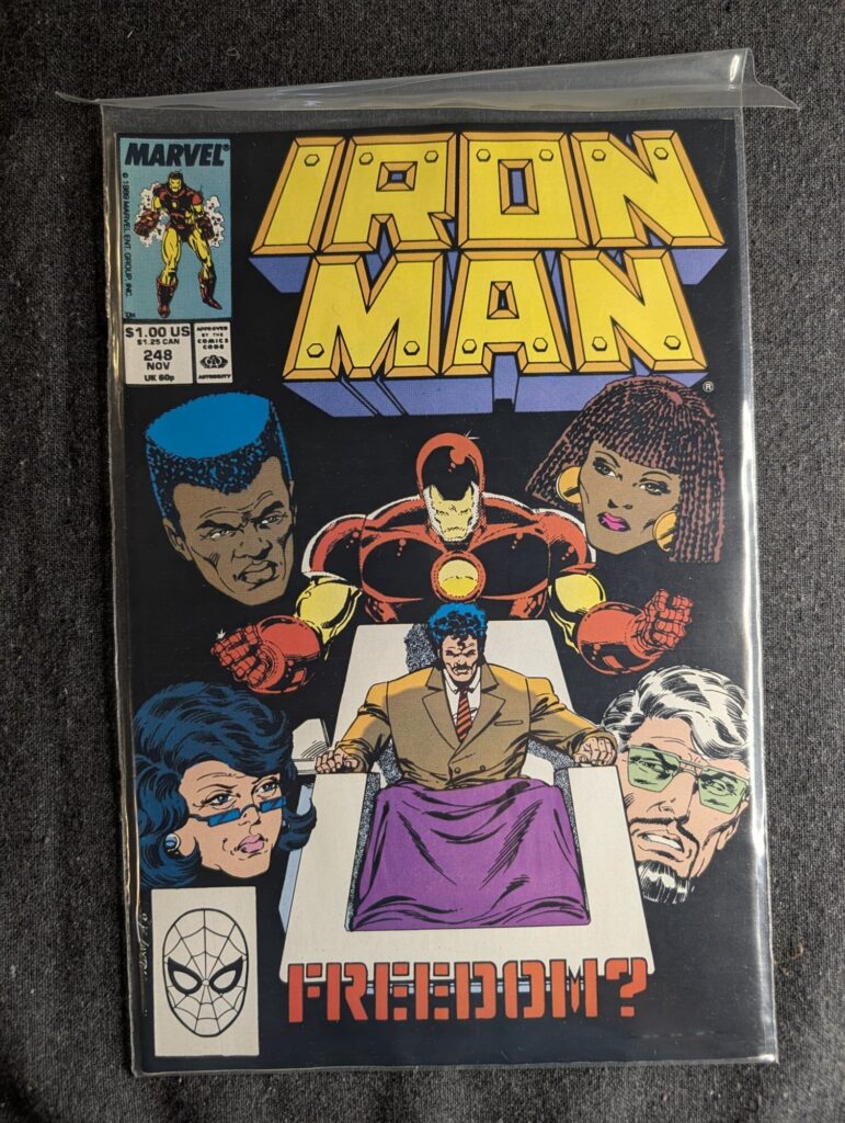 Iron Man #248 front cover