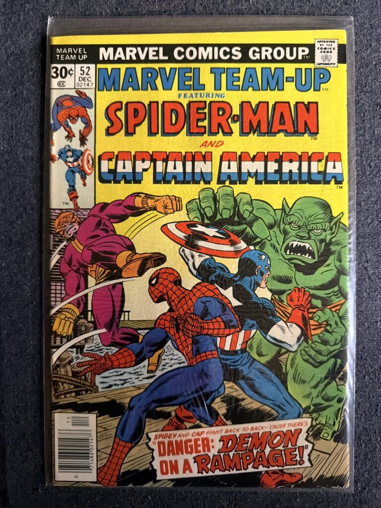 Marvel Team-Up #52 front cover