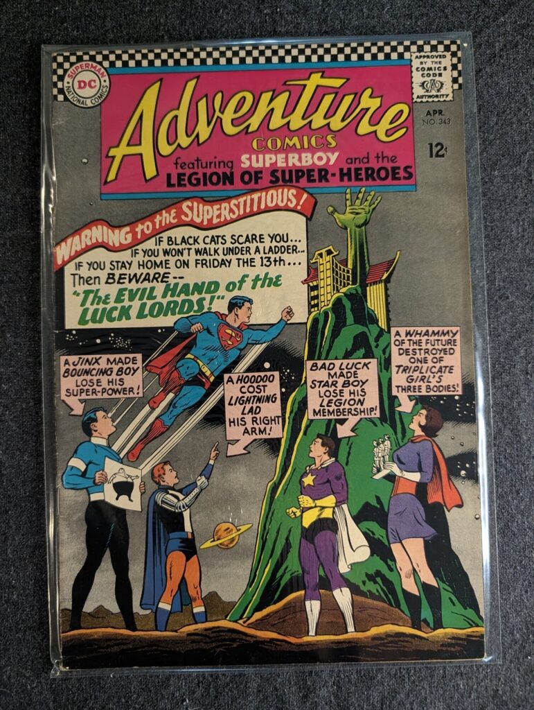 Adventure Comics #343 front cover