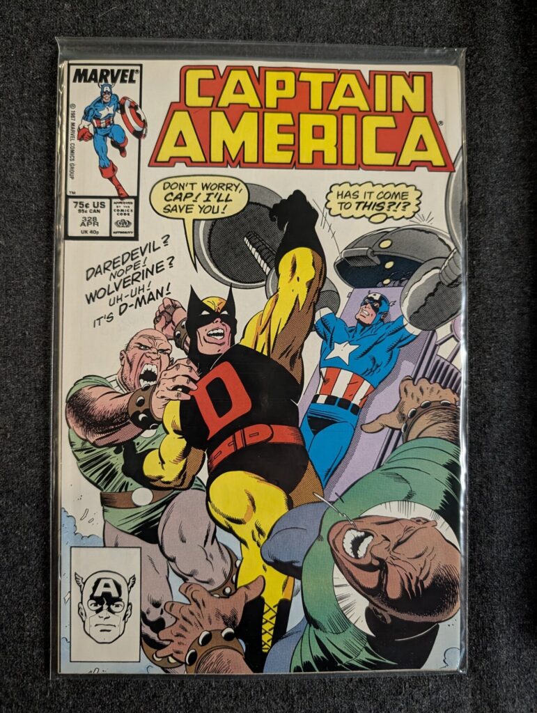 Captain America #328 front cover