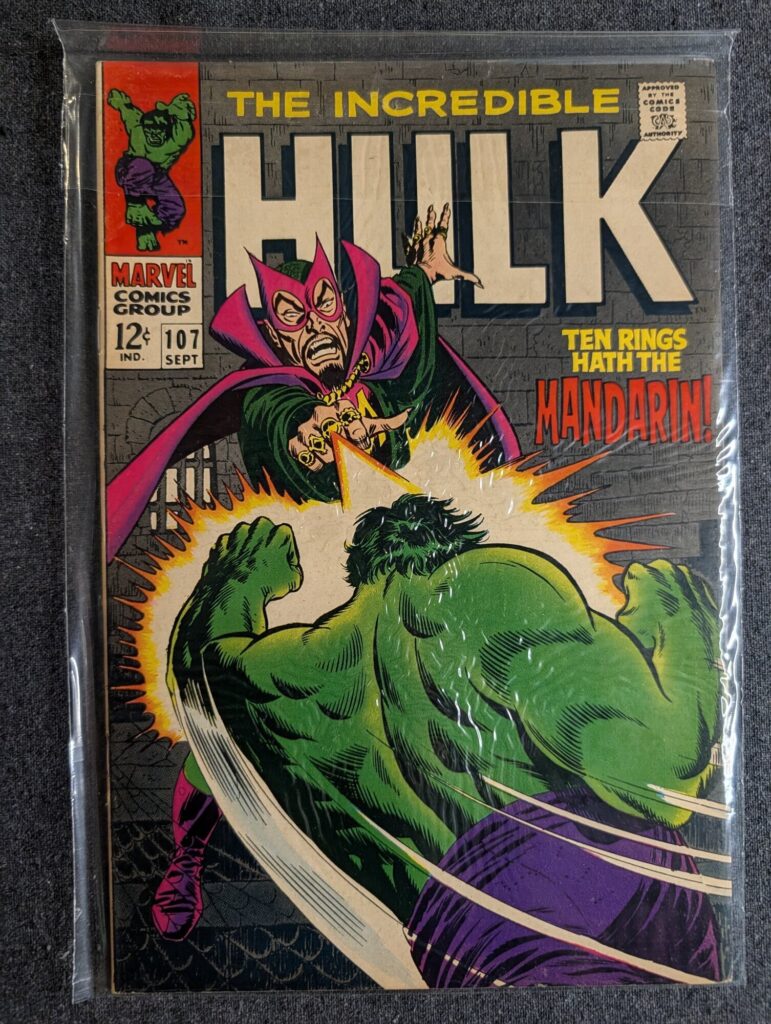 The Incredible Hulk #107 front cover