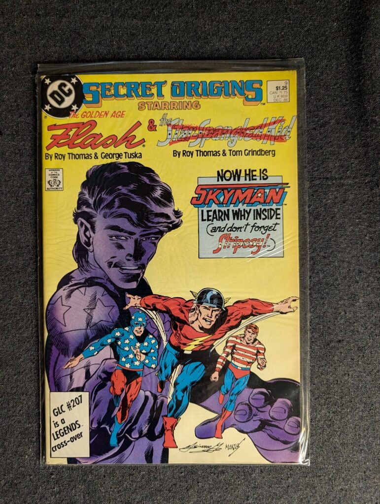 Secret Origins #9 front cover