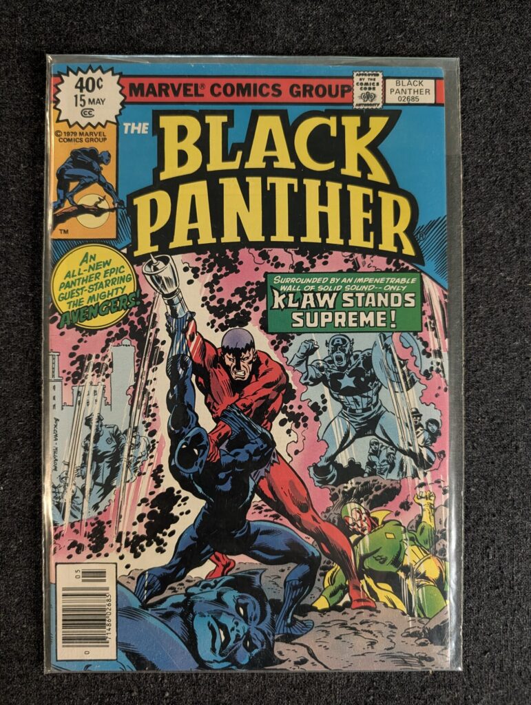 Black Panther #15 front cover