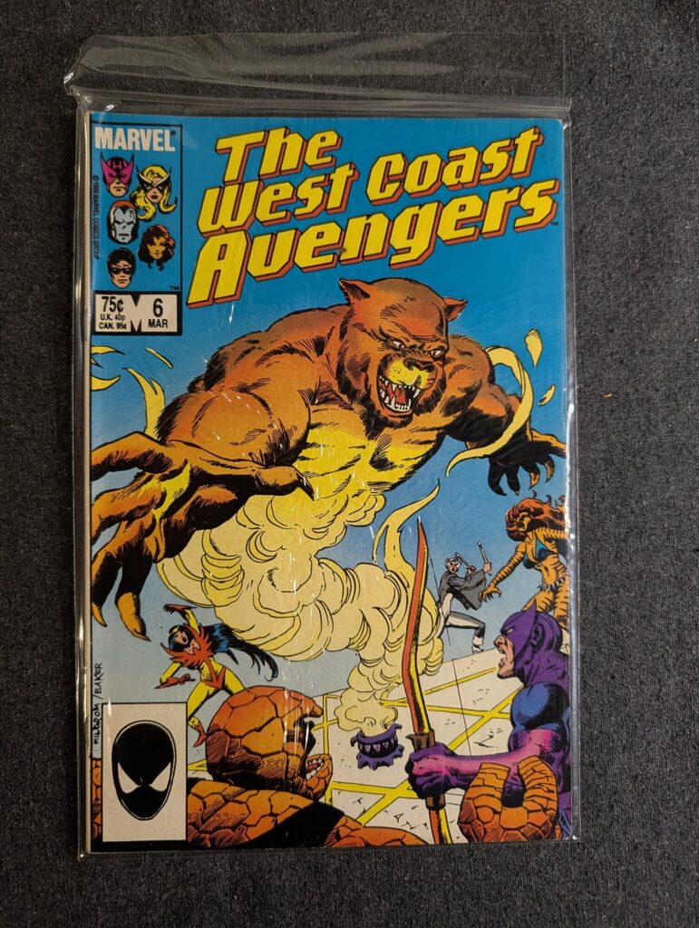 The West Coast Avengers #6 front cover