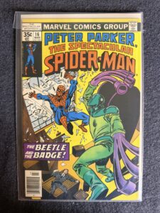 Peter Parker, The Spectacular Spider-Man #16 front cover