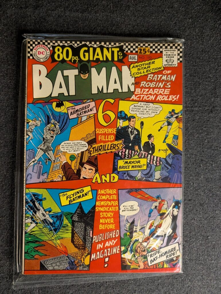 Batman #193 front cover
