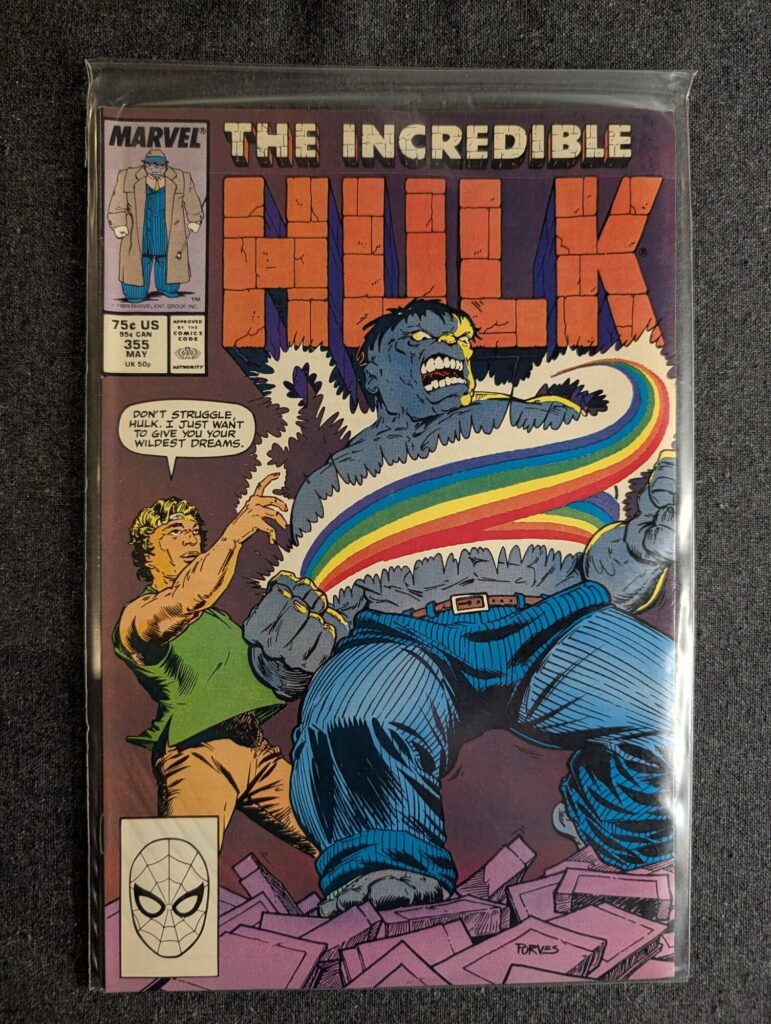 The Incredible Hulk #355 front cover