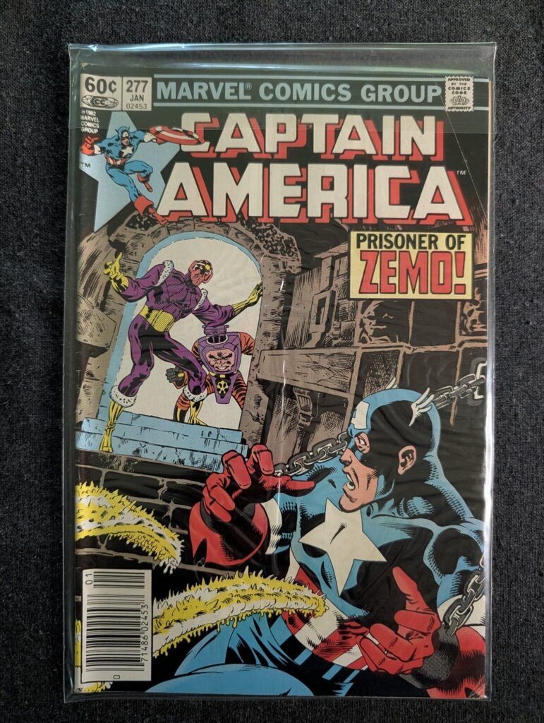Captain America #277 front cover
