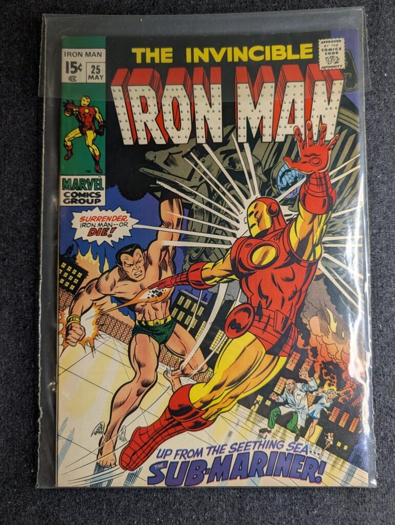 Iron Man #25 front cover