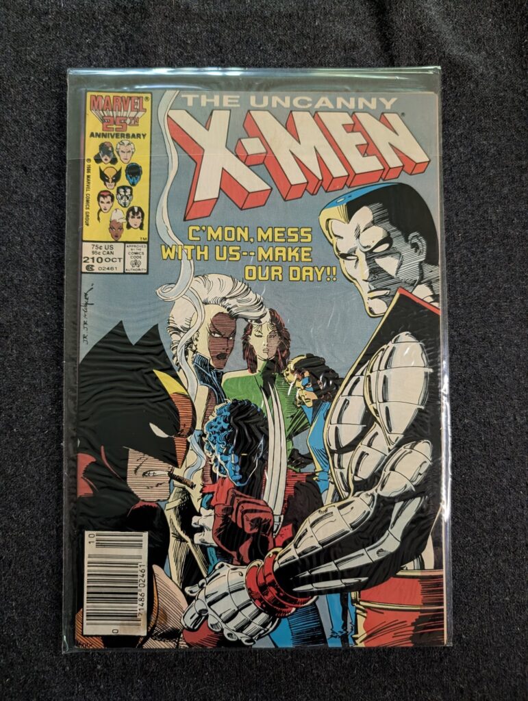 The Uncanny X-Men #210 front cover