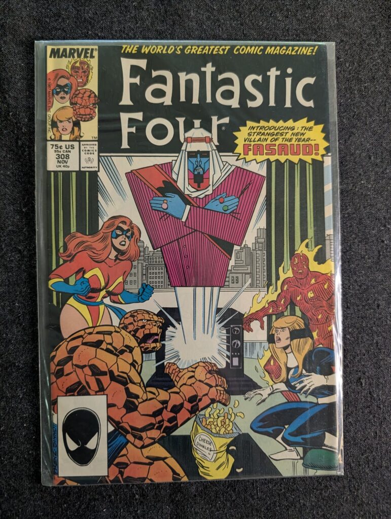 Fantastic Four #308 front cover