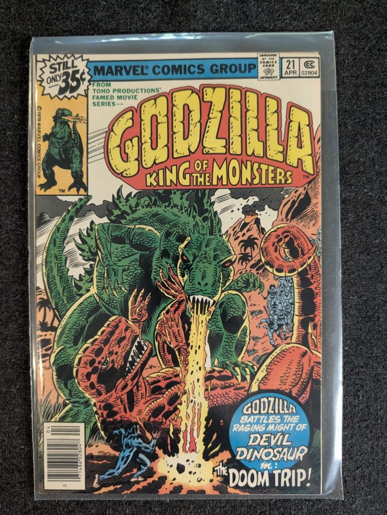 Godzilla #21 front cover