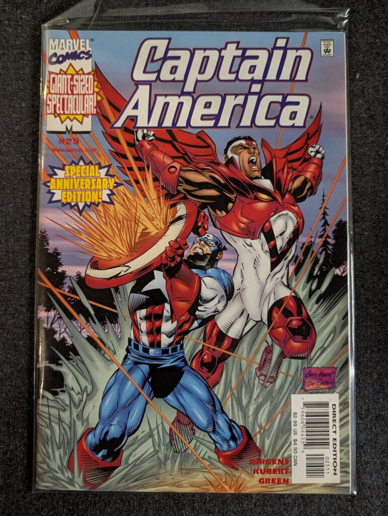 Captain America #25 front cover