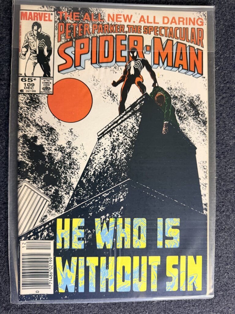 The Spectacular Spider-Man #109 front cover