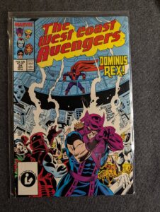 The West Coast Avengers #24 front cover