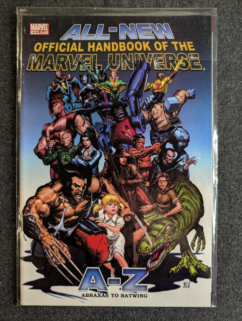 All-New Official Handbook of the Marvel Universe A to Z #1 front cover