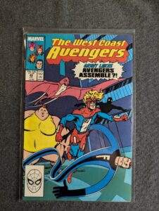 The West Coast Avengers #46 front cover