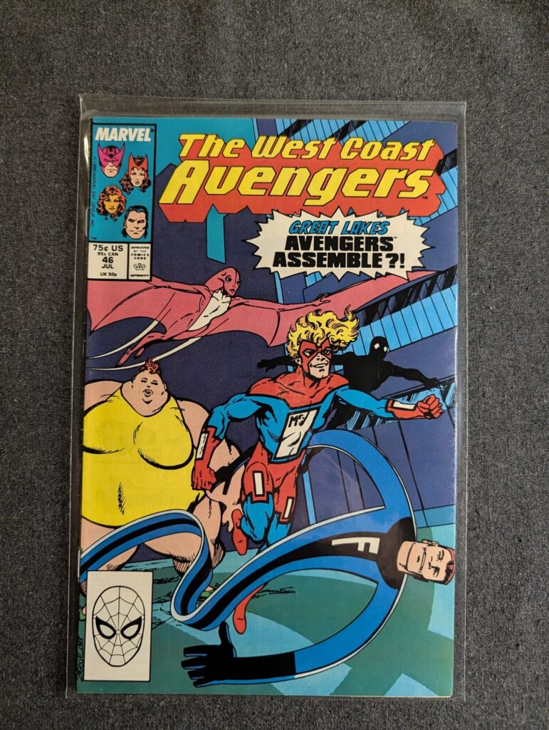The West Coast Avengers #46 front cover