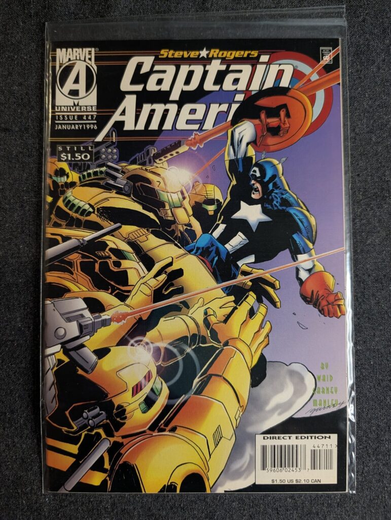 Captain America #447 front cover