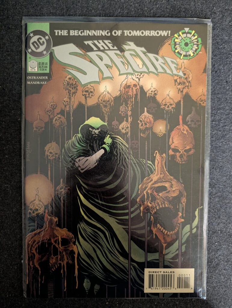 The Spectre #0 front cover