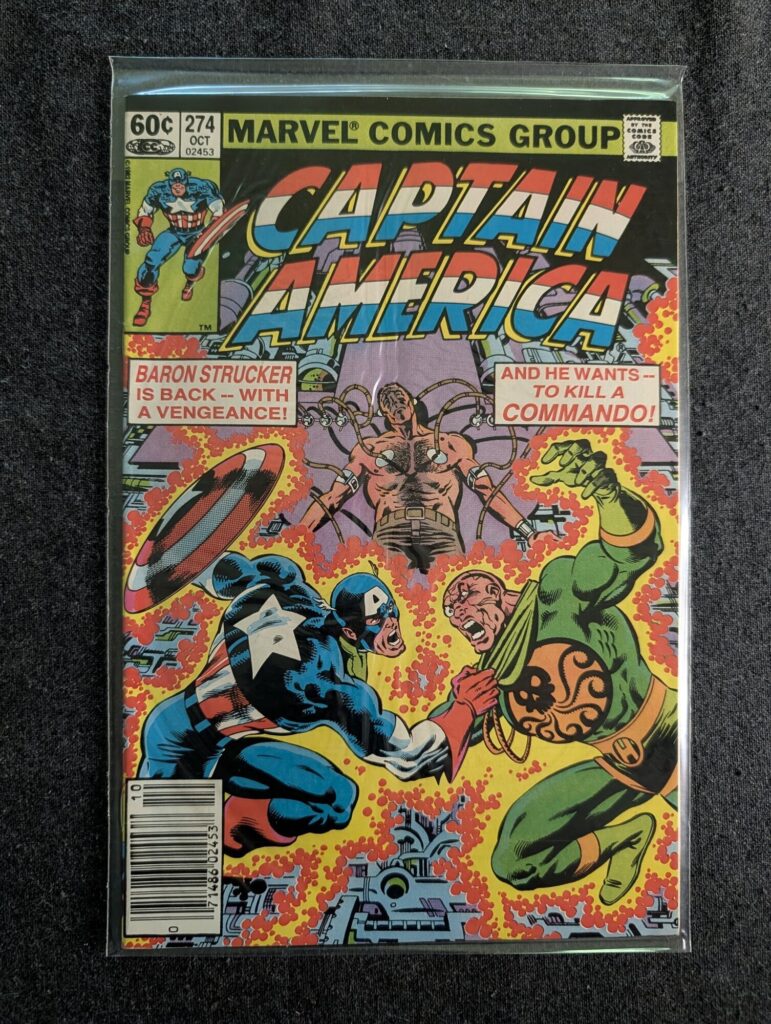 Captain America #274 front cover