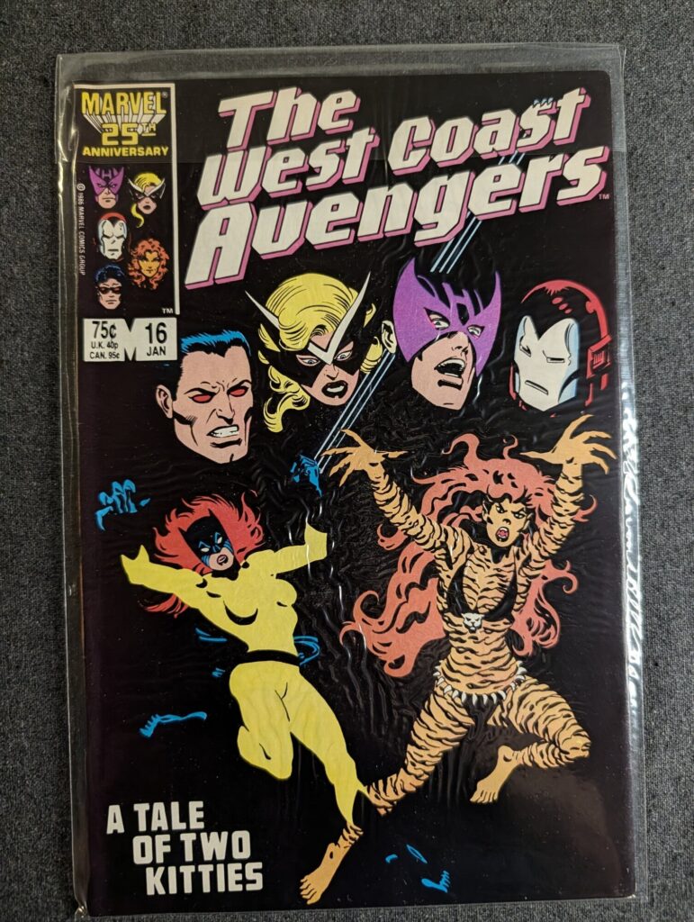 The West Coast Avengers #16 front cover