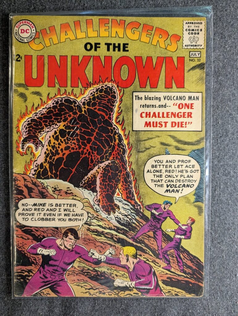 Challengers of the Unknown #32 front cover