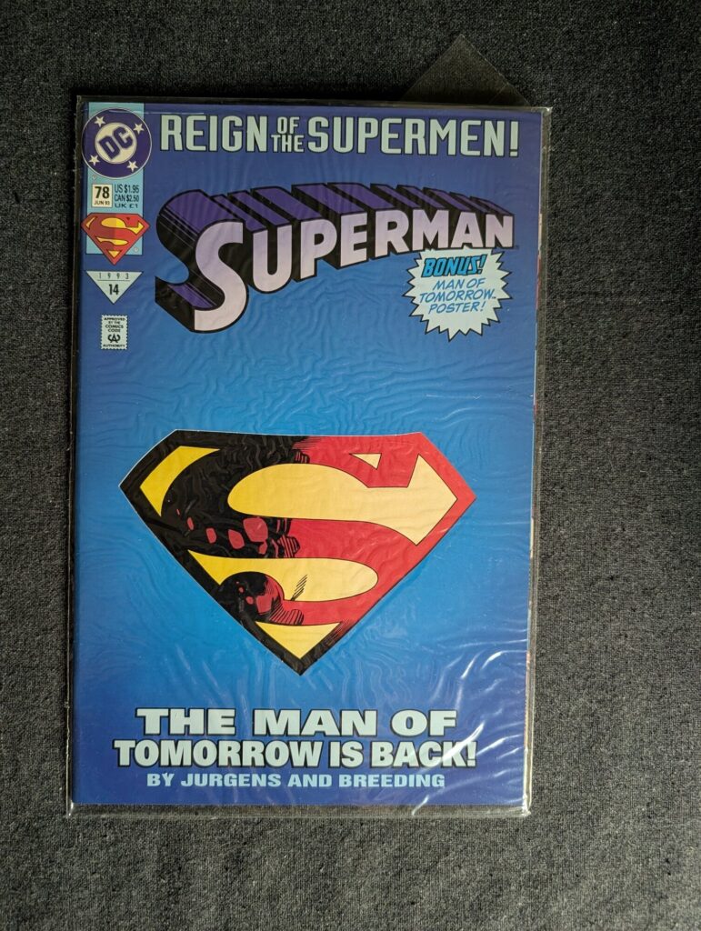 Superman #78 front cover