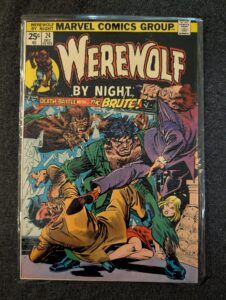 Werewolf by Night #24 front cover