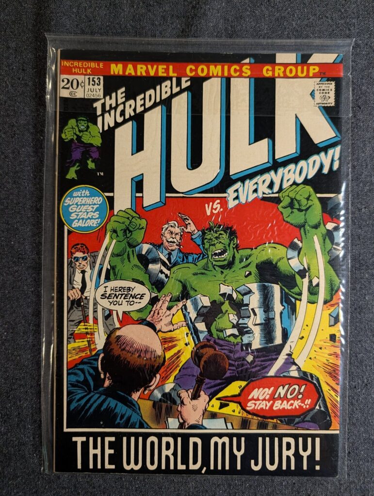 The Incredible Hulk #153 front cover