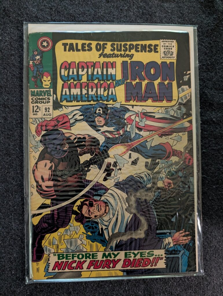 Tales of Suspense #92 front cover