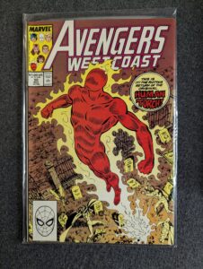 Avengers West Coast #50 front cover