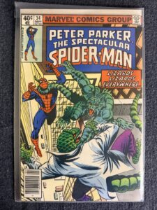 The Spectacular Spider-Man #34 front cover