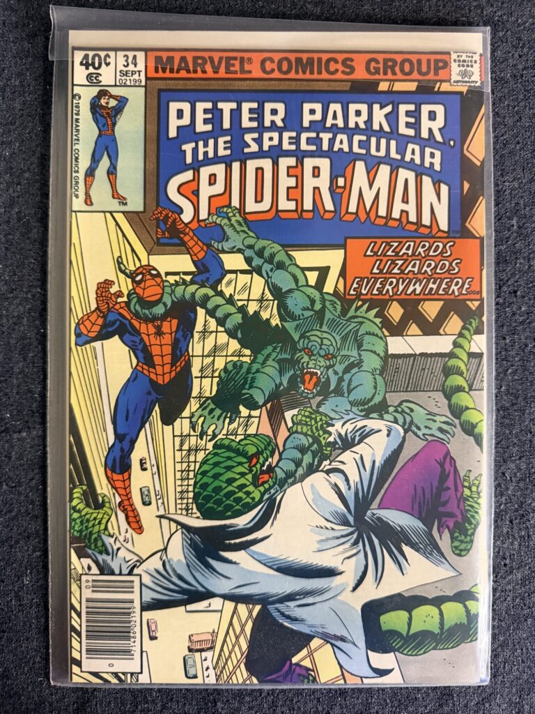 The Spectacular Spider-Man #34 front cover
