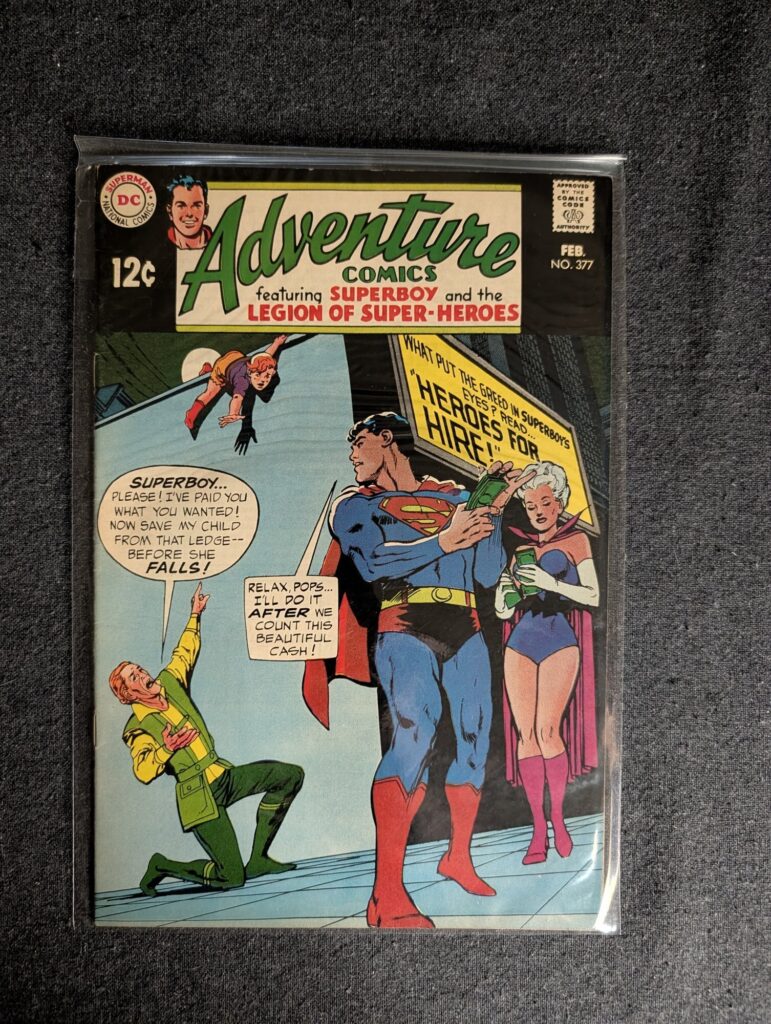 Adventure Comics #377 front cover