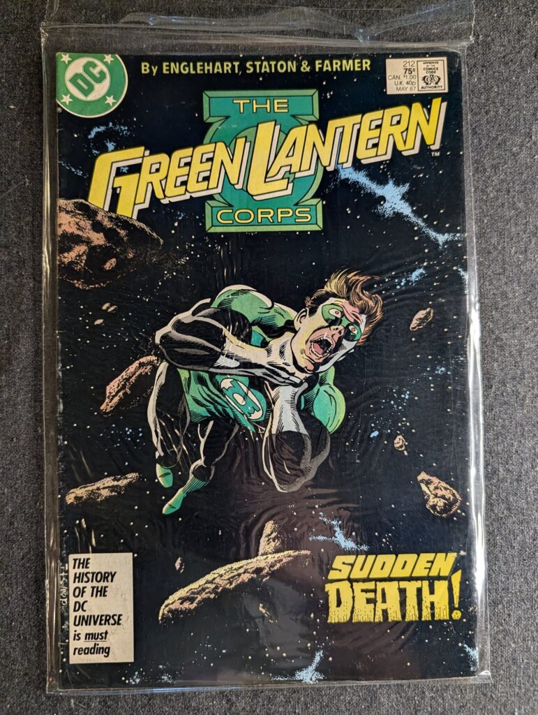 Green Lantern Corps #212 front cover