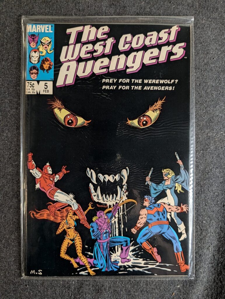 The West Coast Avengers #5 front cover