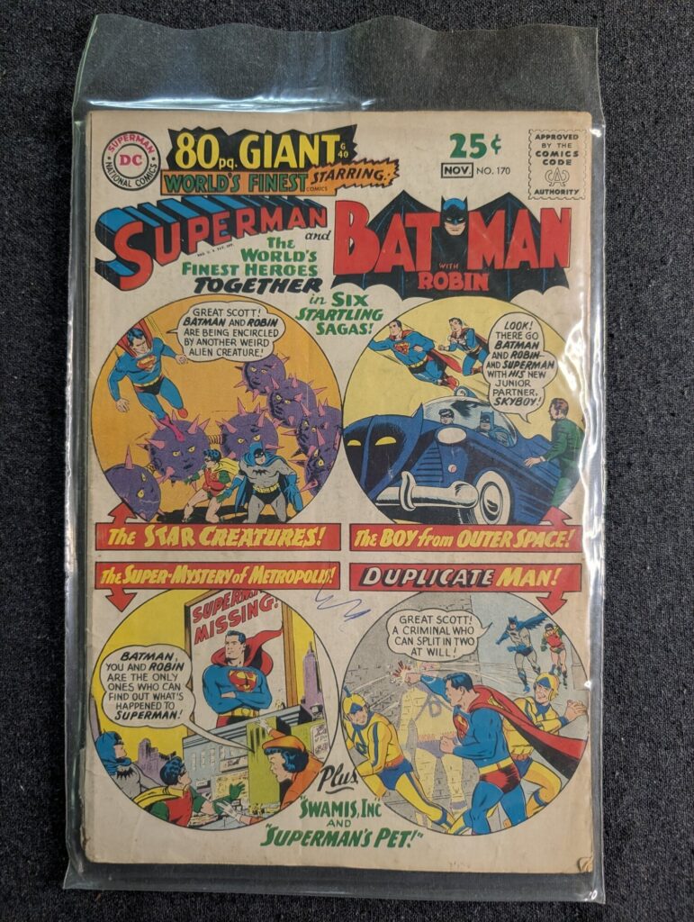 World's Finest Comics #170 front cover