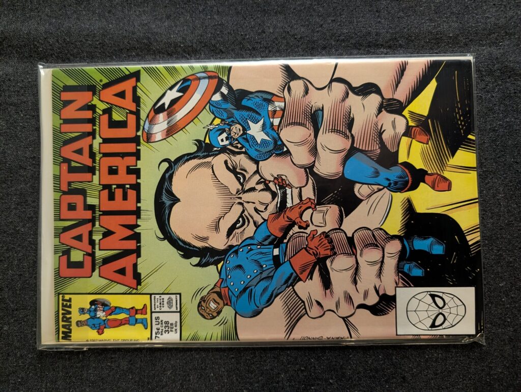 Captain America #338 front cover