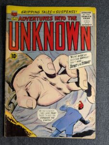 Adventures into the Unknown #123 front cover