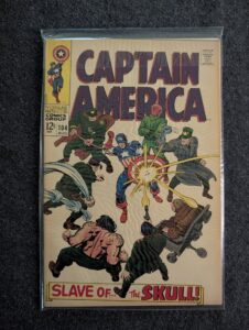 Captain America #104 front cover