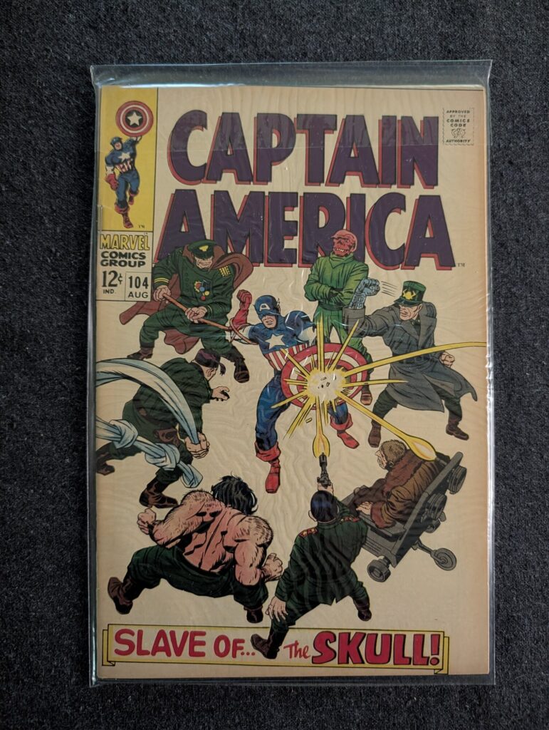 Captain America #104 front cover
