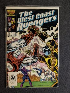 The West Coast Avengers #11 front cover
