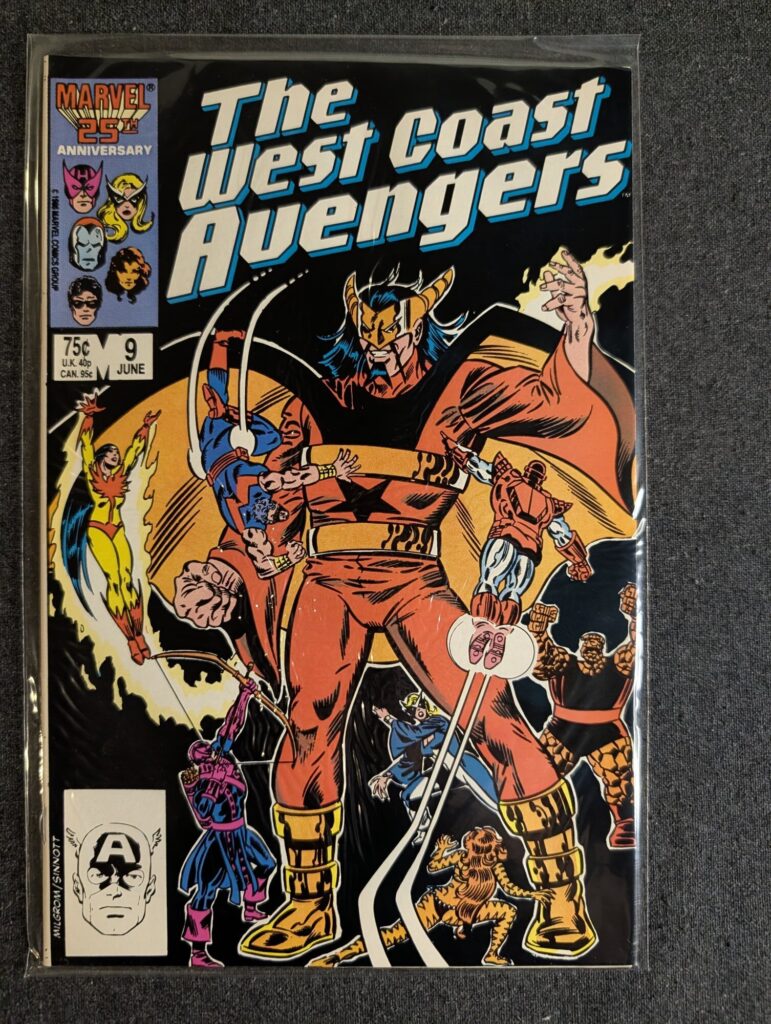 The West Coast Avengers #9 front cover